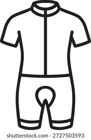 Ícone linear da jaqueta jean casaco casual roupa exterior