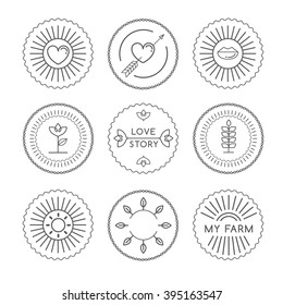 Linear Icon Design : Vector Illustration