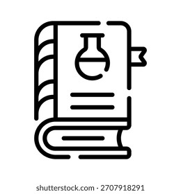 Eine lineare Ikone der offenen Chemie Buchstudie