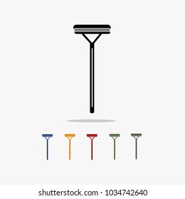 Linear icon Razor. Shaving razor icon. Multicolored icons for website development, application development. Premium icon on a gray background,vector