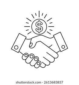 Linear icons set of finance, banking. High quality modern icons suitable for print.