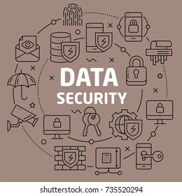 Linear illustration data security