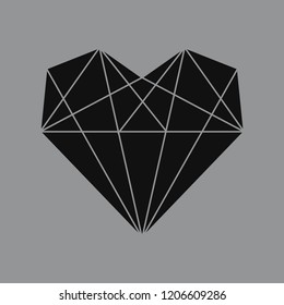 Linear illustration of a heart