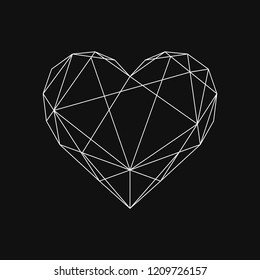 Linear illustration of a heart