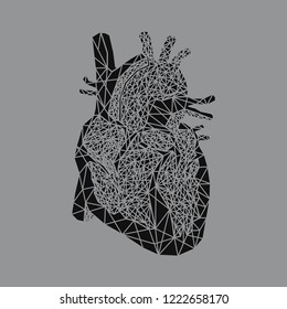 Ilustración lineal de un corazón