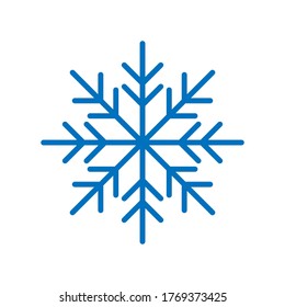 Ilustración lineal de copos de nieve sobre un fondo blanco. Invierno. Año nuevo 2