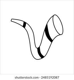 Icono lineal del día de la independencia indonesia Ilustración vectorial