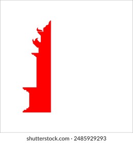 Linear indonesian independence day icon vector illustration