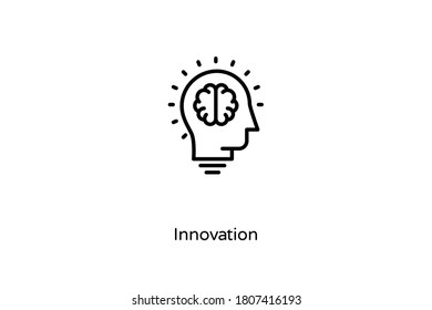 Linear Innovation icon in vector. Logotype