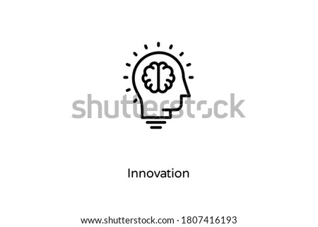 Linear Innovation icon in vector. Logotype