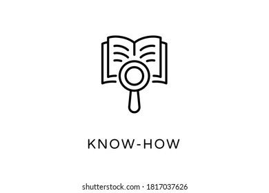Linear Know How icon in vector. Logotype