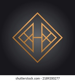 Linear Letter H Logo Design