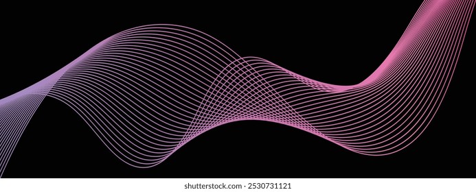 Linear Line Art Hintergrunddesign für Ai und alle anderen digitalen Kommunikationen.