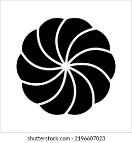 Linear mandala icon India outline collection. Thin line mandala icon on white background. beauty logo concept mandala for SPA