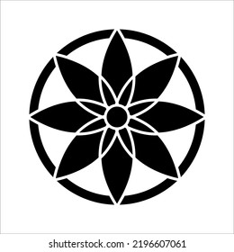 Icono de mandala lineal Colección de contornos de la India. Icono de mandala fina sobre fondo blanco. concepto de logotipo de belleza mandala para SPA