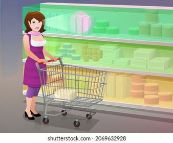 Linear merchandising in distribution and accessibility to the eyes