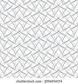 Linear mesh pattern, simple, seamless vector background. 