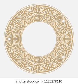 The linear monogram in a retro style. A template for a card, invitations. Wall-paper for the press. Vector frame.