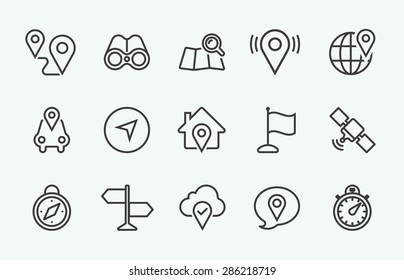 Linear Navigation icon