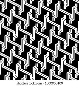 Linear ornament. Modern backdrop. Curves wallpaper. Geometric motif. Seamless pattern. Vector artwork. Digital paper, textile print, web design, abstract backdrop.