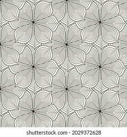 Linear pattern. Abstract line wallpaper. Fancy, mess, chaos graphic ornament. Modern geometric texture decoration background. Fabric print. Lineal pattern. Monochrome backdrop. Vector illustration.