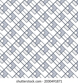 Linear pattern. Abstract line wallpaper. Fancy, mess, chaos graphic ornament. Modern geometric texture decoration background. Fabric print. Lineal pattern. Monochrome backdrop. Vector illustration.