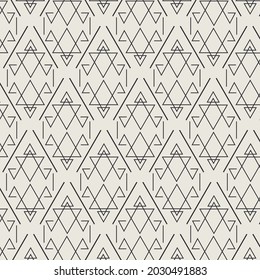 Linear pattern. Abstract line wallpaper. Fancy, mess, chaos graphic ornament. Modern geometric texture decoration background. Fabric print. Lineal pattern. Monochrome backdrop. Vector illustration.
