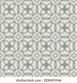 Linear pattern. Abstract line wallpaper. Fancy, mess, chaos graphic ornament. Modern geometric texture decoration background. Fabric print. Lineal pattern. Monochrome backdrop. Vector illustration.