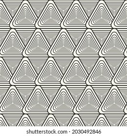 Linear pattern. Abstract line wallpaper. Fancy, mess, chaos graphic ornament. Modern geometric texture decoration background. Fabric print. Lineal pattern. Monochrome backdrop. Vector illustration.