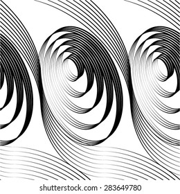 Linear pattern, circle background pattern.seamless