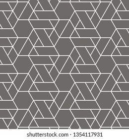 linear pattern with crossing thin poly lines, polygons. Abstract geometric texture. pattern is on swatches panel