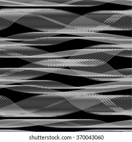 Linear pattern grid, cross, seamless vector background.