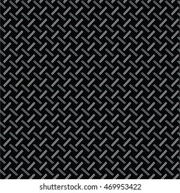 Linear pattern grid, diagonal seamless vector background.