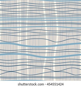 Linear pattern mesh, curve, cell, seamless vector background.