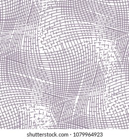 Linear pattern mesh, seamless vector background.