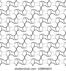Linear pattern mesh, seamless vector background.