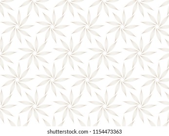 Linear petal flower , vector pattern