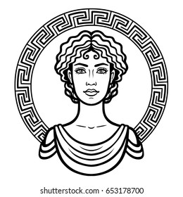 Goddess Artemis Stock Vectors Images Vector Art