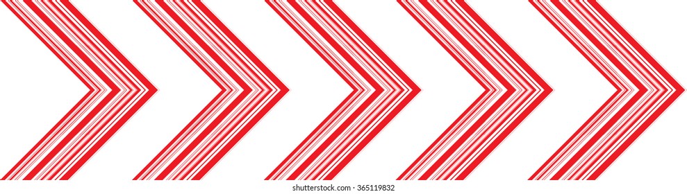Linear Red Arrow . 