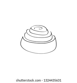 Linear Roll isolated on white