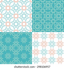 Linear seamless geometric pattern. Decorative background for cards, illustration, poster and web design
