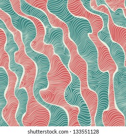 Linear seamless hand drawn pattern. Abstract endless texture. Template for design fabric, backgrounds, covers, package, wrapping paper