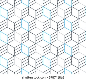 Linear seamless pattern, thin lines. Subtle geometric vector background