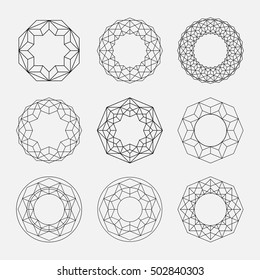 Download Geometric Mandala High Res Stock Images Shutterstock