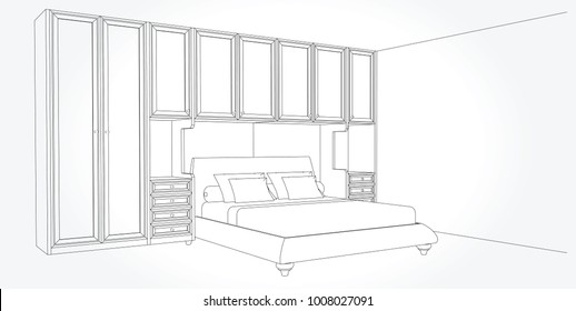 Imagenes Fotos De Stock Y Vectores Sobre Sketched Bed