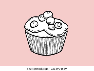 Esbozo lineal de un pedazo de pastel.Ilustración vectorial. Grabado de queso. Deliciosa tarta de queso en forma de boceto. El pastel de queso está aislado en un fondo blanco. Ilustración vectorial dibujada a mano.