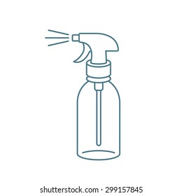 Linear Spray Bottle Icon