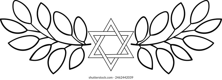 Linear star of David vignette