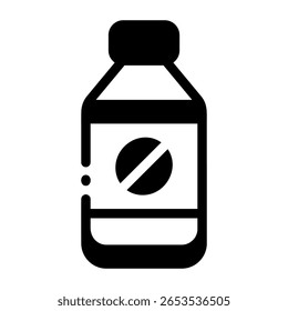 Un icono de estilo lineal que representa el limpiador de desagües
