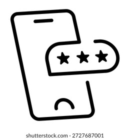 Icono de estilo lineal que representa la revisión del Cliente
